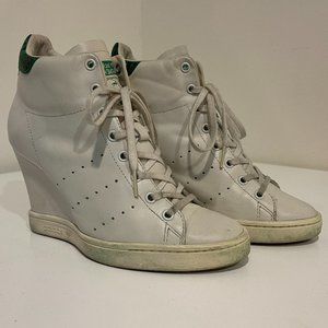 Adidas Stan Smith Wedge/Heel - White